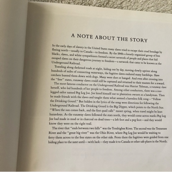 Follow the Drinking Gourd Book by Jeanette Winter - Picture 9 of 9